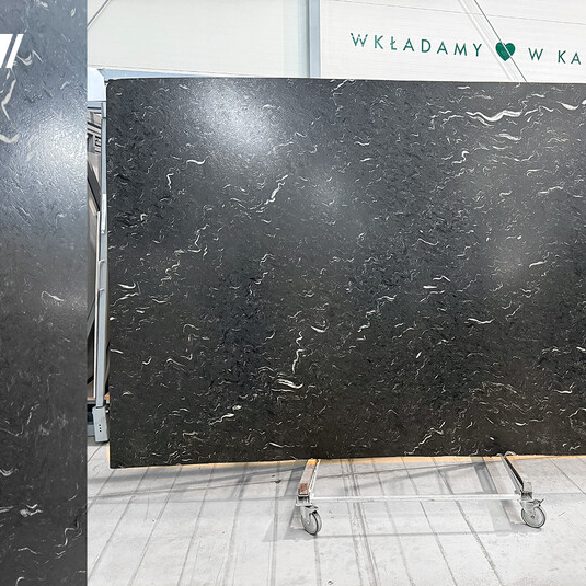 Granite Laguna Black 2 cm satin-finished