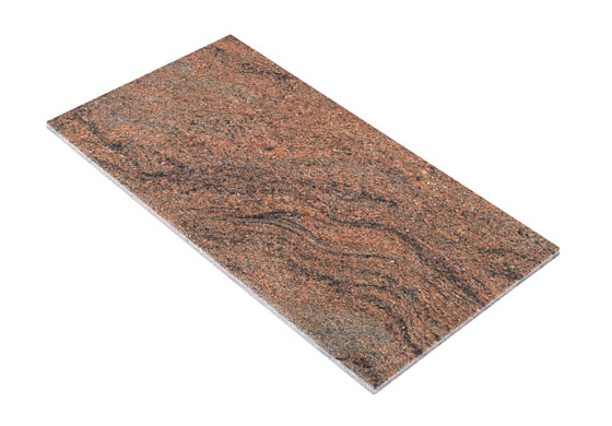 Stone granite tiles Multicolor Red 61x30,5x1 cm polished