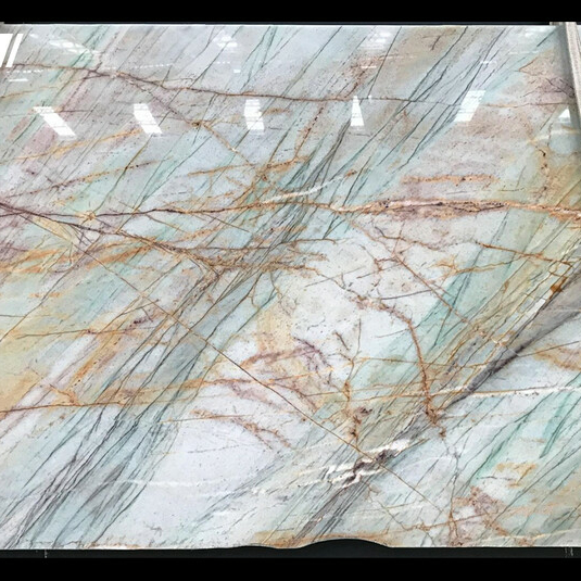 Kwarcyt Aurora Borealis 2 cm polerowany