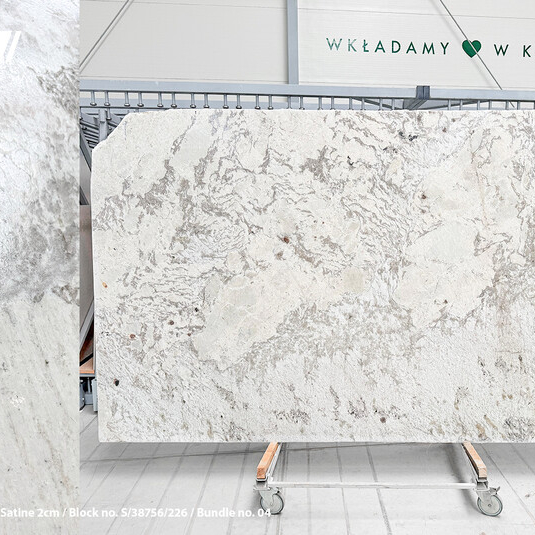 Granit Alaska Light 2 cm satynowany