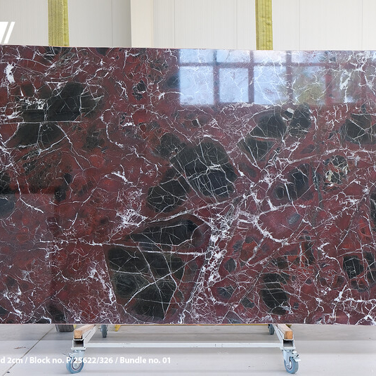 Marmur Rosso Lepanto 2 cm polerowany