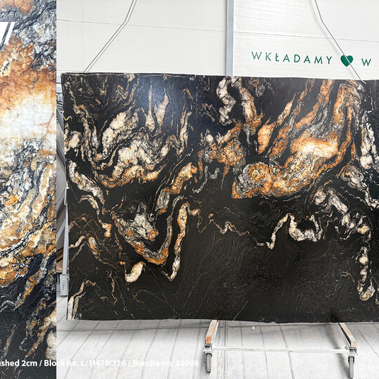 Granit Titanium 2 cm szczotkowany