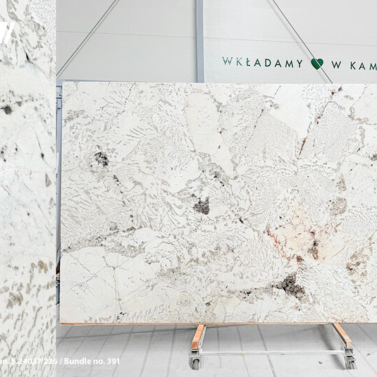 Granite Alpinus White 2 cm satin-finished
