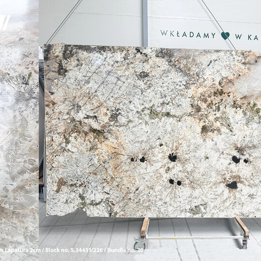 Granit Alpinus White 2 cm satynowany