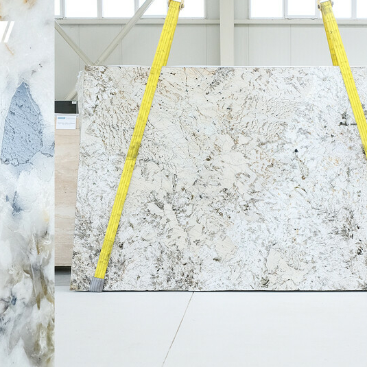 Granite Alpinus White 2 cm satin-finished