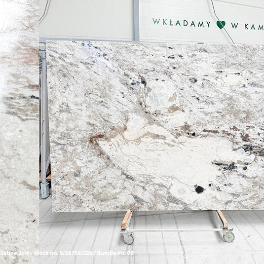 Granit Alaska Light 3 cm satynowany