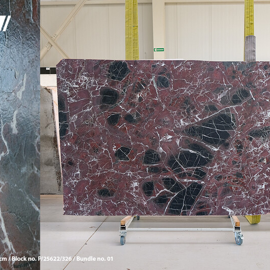 Marmur Rosso Lepanto 2 cm satynowany