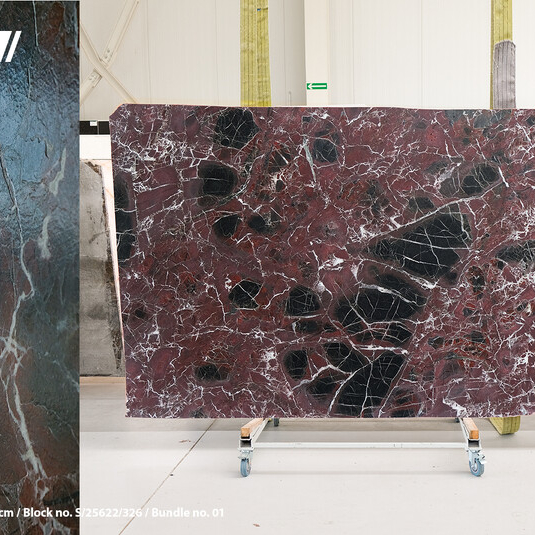 Marble Rosso Lepanto 2 cm satin-finished