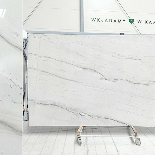 Quartzite Mont Blanc 2 cm brushed