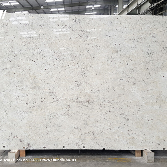 Гранит Colonial White  3 cм полированный