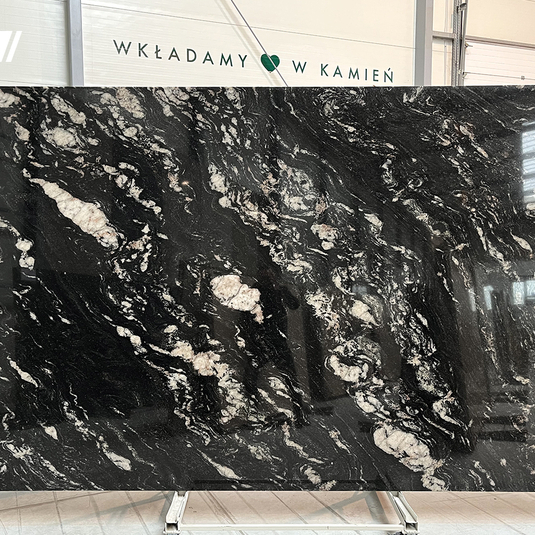 Granite Cosmic Black 3 cm polished