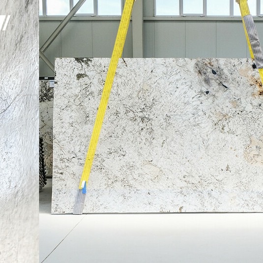 Granite Alpinus White 2 cm satin-finished