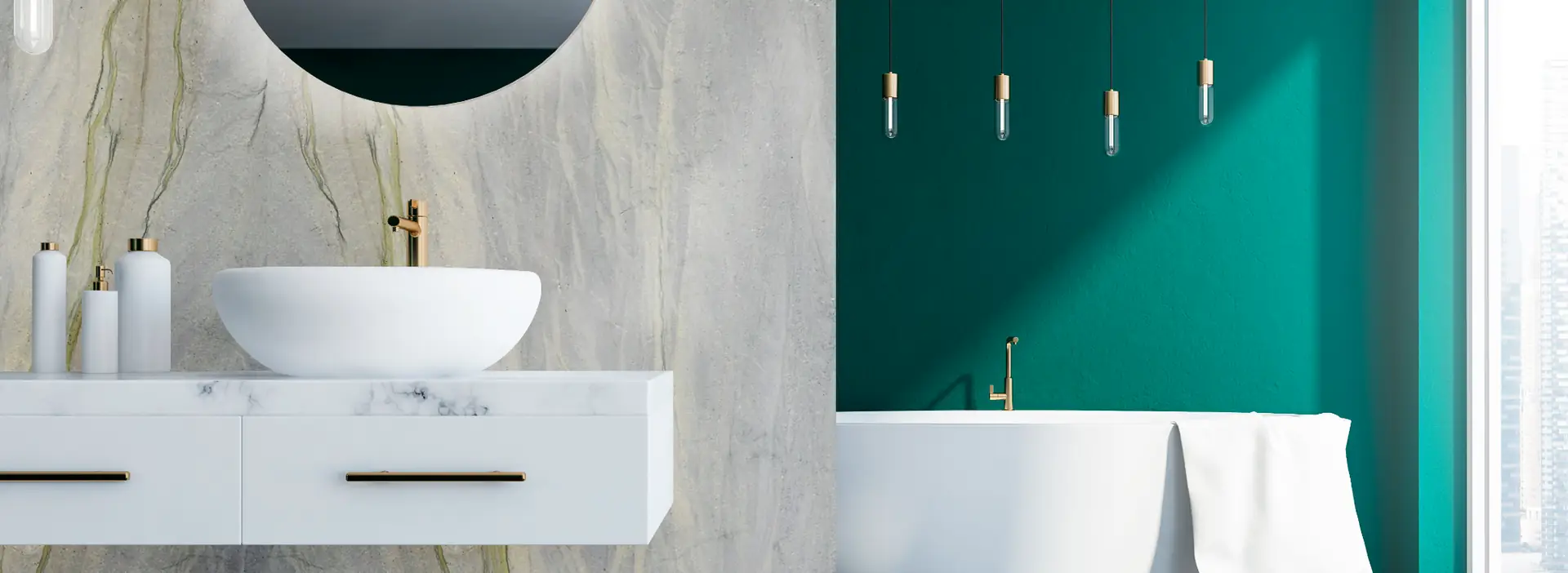 Nowoczesna świeżość płytki kamienne